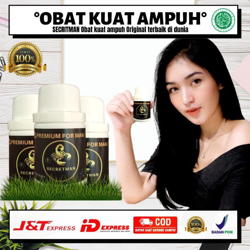SECRETMAN obat kuat pria tahan lama pembesar penis permanen