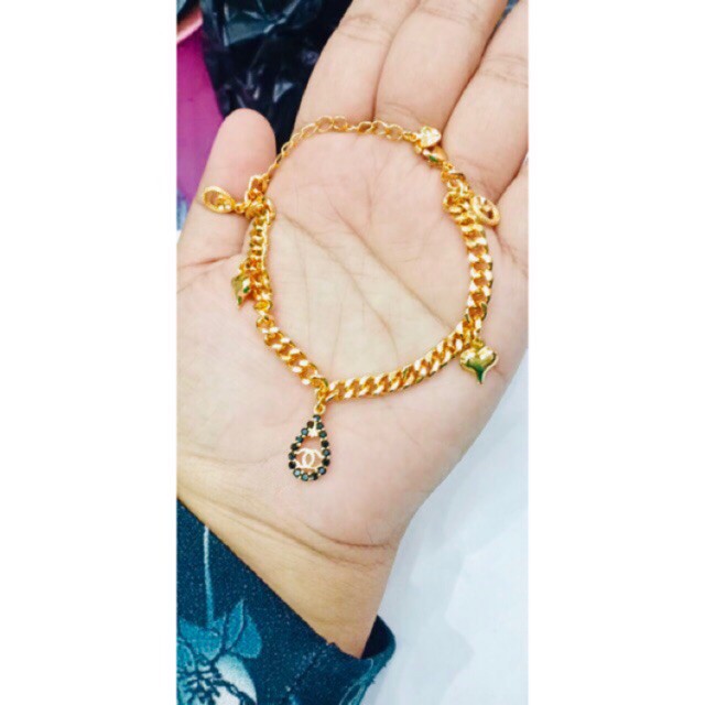 Gelang juarai mata gelang rante gelang tangan lapis emas yaxiya xuping