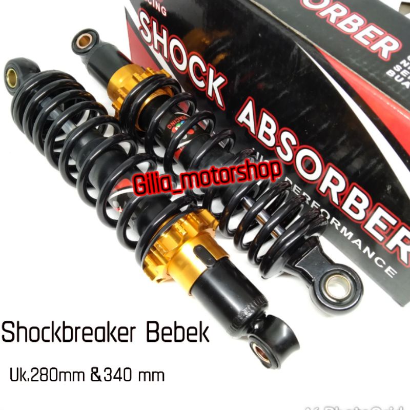 Shockbreaker Belakang Motor Bebek Model Ride It RI 811 Sky Racing Original 280mm &amp;340mm Skok Belakang Bebek Jupiter Vega Fizr Supra kharisma Blade Revo Grand