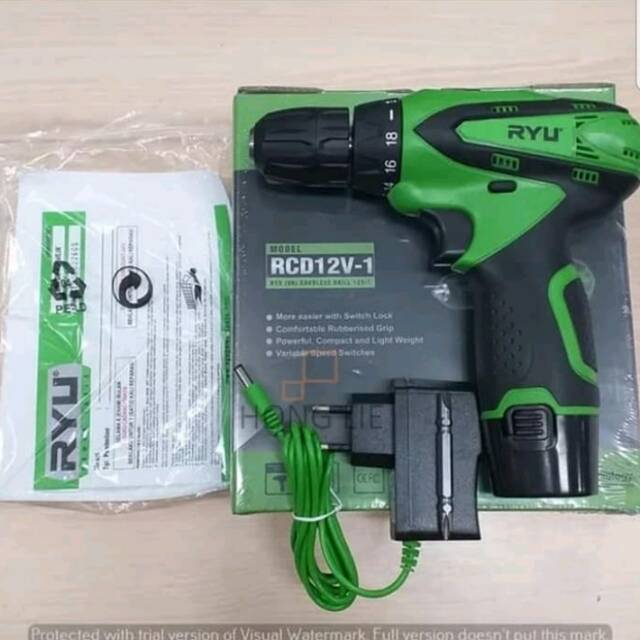 Bor cordless ryu RCD 12V-1 / bor batrei