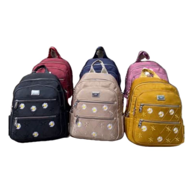 Tas ransel wanita chibao 0865 import terbaru motif bungga