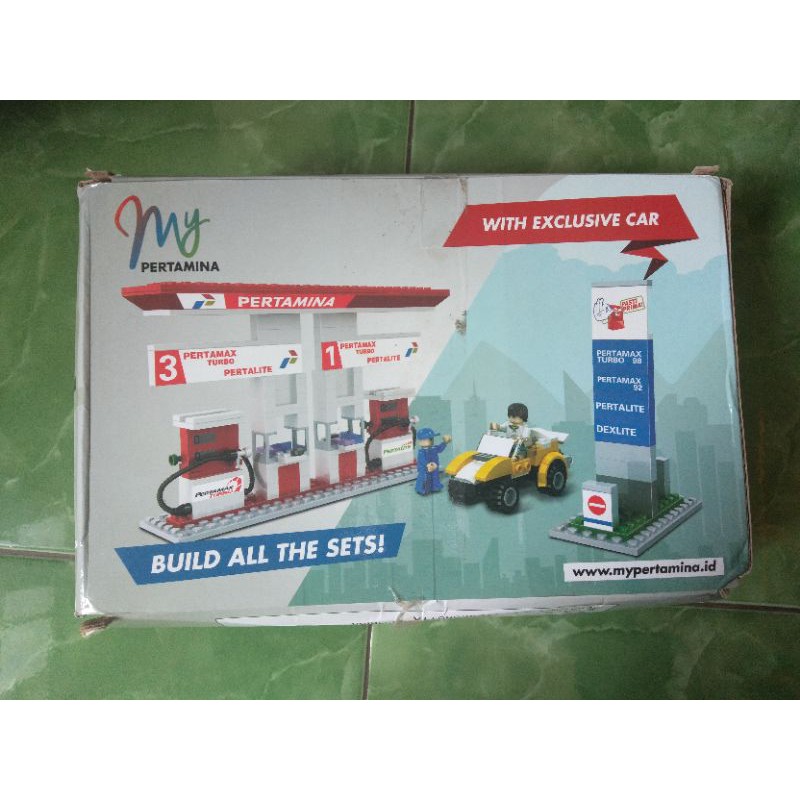 Lego SPBU PERTAMINA Exclusive (Mainan Anak)