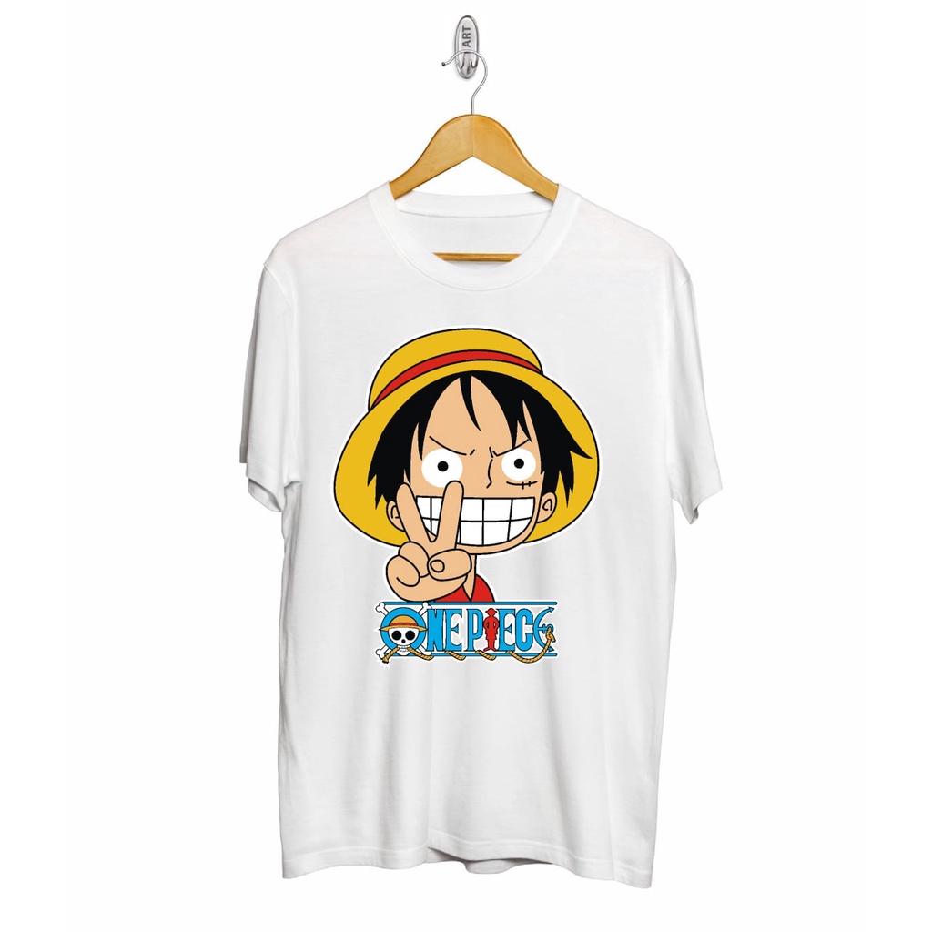 Kaos murah Kaos distro murah baju  distro pria t-shirt murah combed30s one piece damai