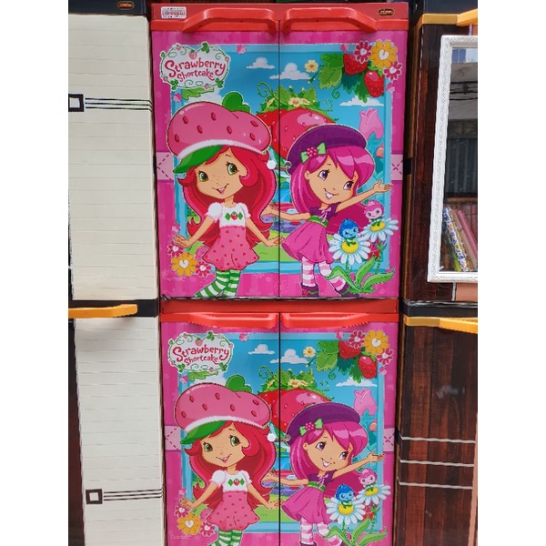 Lemari Plastik anak 2 pintu NAIBA / Lemari Plastik karakter anak 2 pintu (Khusus Bandar Lampung)