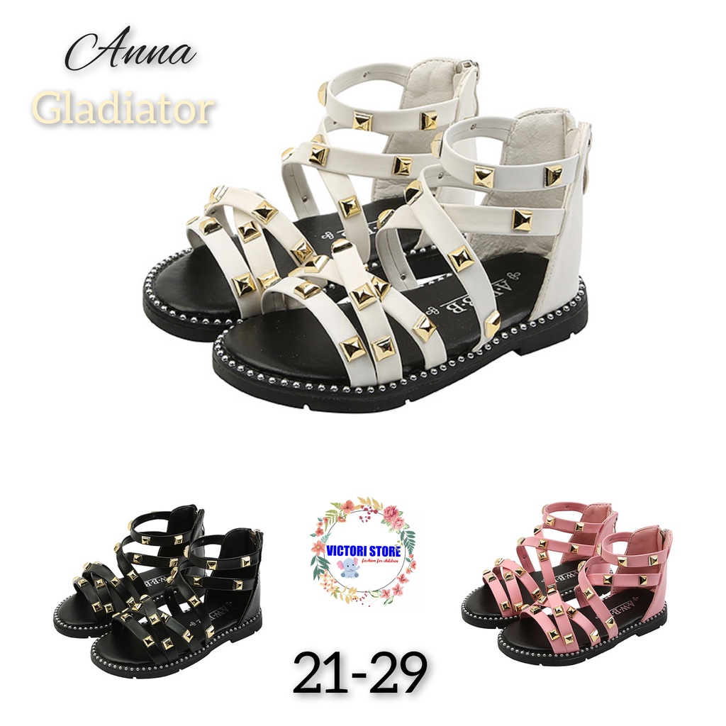 Sepatu Gladiator Anak Perempuan Fancy ARIANA Fashion Shoes Import