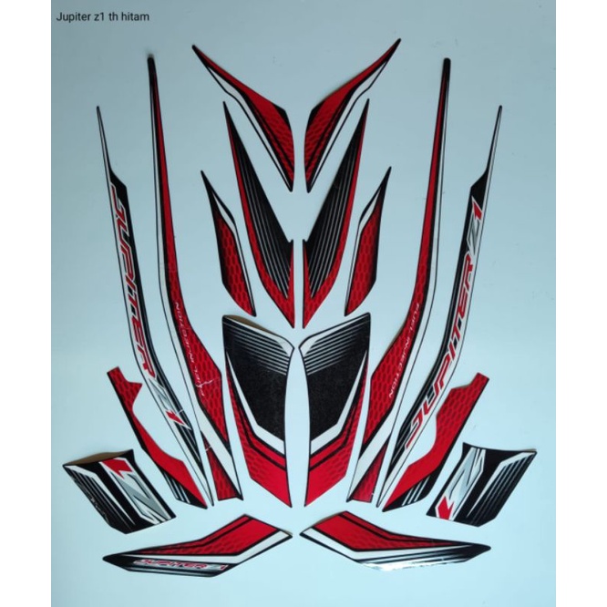 STRIPING JUPITER Z1 2014 HITAM BERKUALITAS