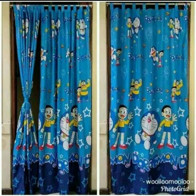 hordeng pintu kamar doraemon