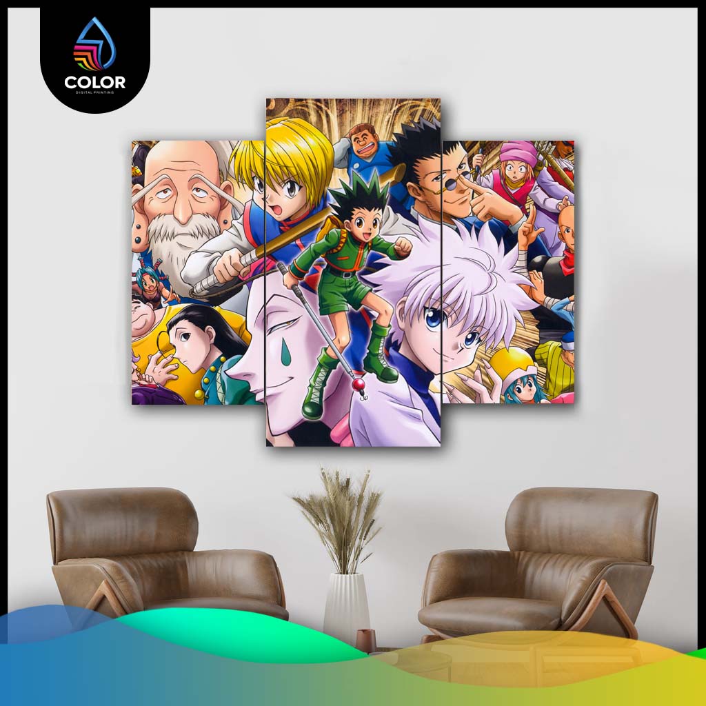 Hiasan Dinding Anime / Hiasan Dinding Hunter X Hunter 1 Set