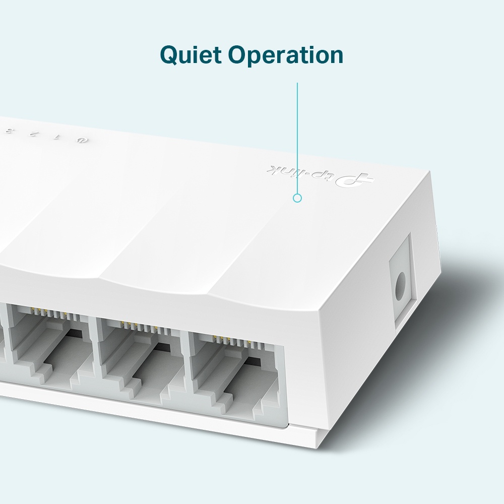 TP-Link LS1005 5-Port 10/100Mbps Plug &amp; Play Desktop Switch