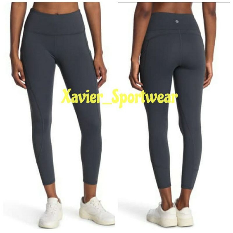 Gottex sidepocket dark grey highwaist ankle legging