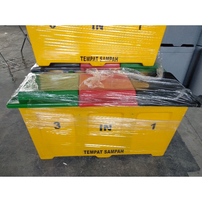 tempat sampah 3in1 fiberglass 150L