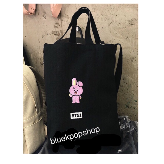 Shoulder Bag Canvas Kpop Bangtan Boys - BTS BT21 Cooky Import
