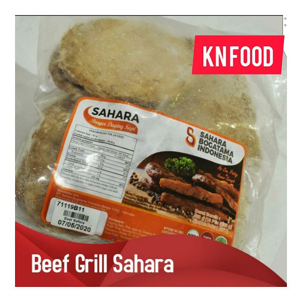 

GRILL SAHARA DAGING BURGER 10 PCS