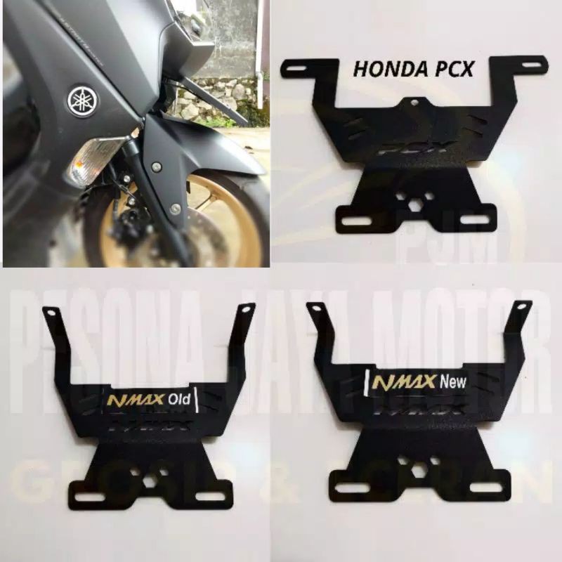 Breket Tatakan Plat Nomor Cha Ready Nmax Lama,Nmax New 2020,Aerox &amp; Honda Pcx New