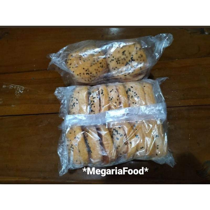 

Roti Burger Wijen Warna Orange isi 10
