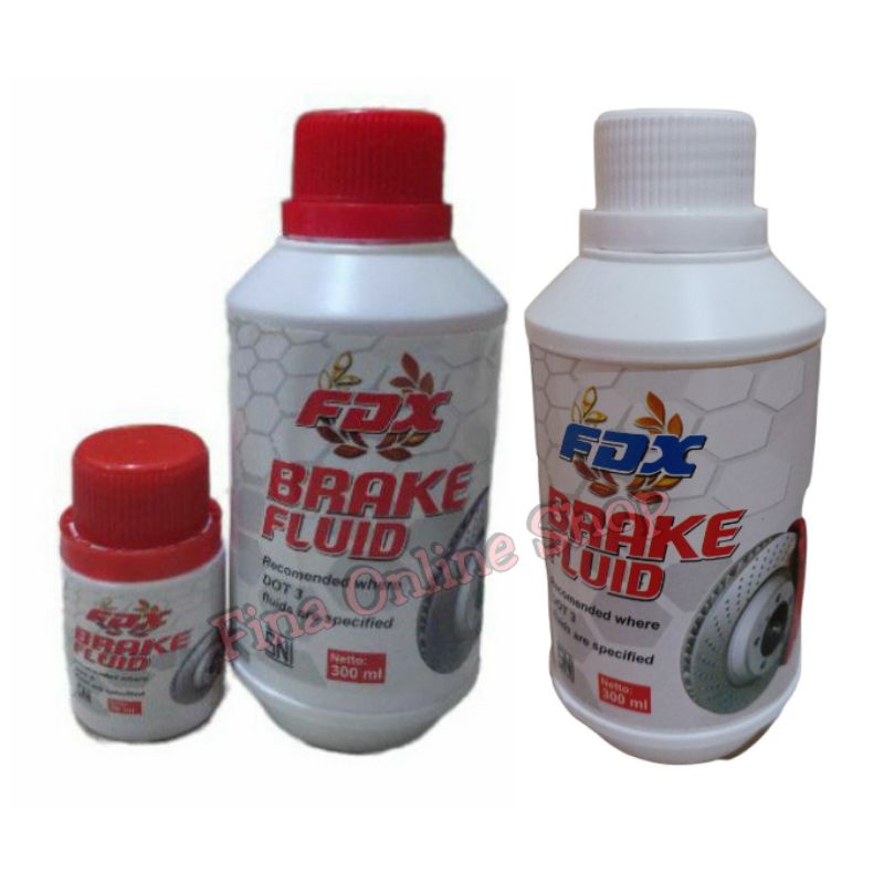 Minyak Rem Brake Fluid FDX DOT 3 50ml / 300ml