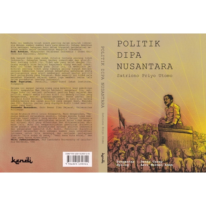 Politik Dipa Nusantara (DN Aidit) Cover Baru - Satriono Priyo Utomo - Kendi