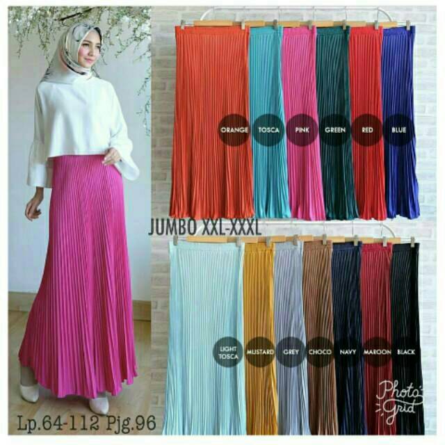 Rok Plisket Jumbo