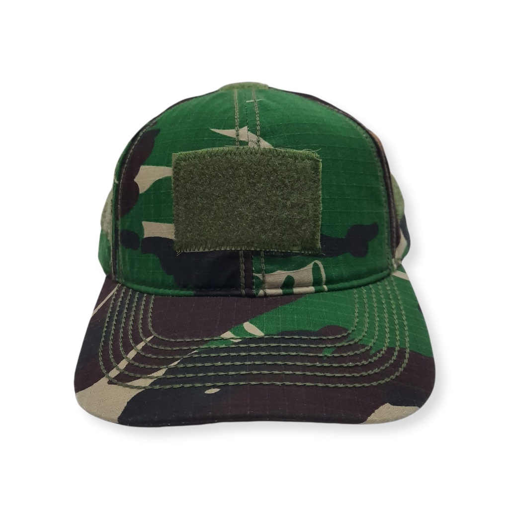 Topi Tactical Perekat Loreng Malvinas Katun Premium