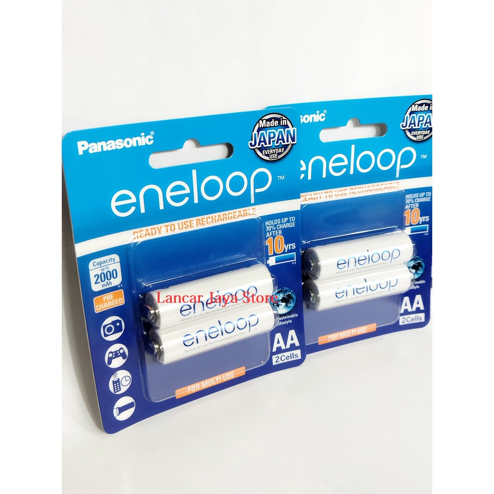 Baterai Panasonic Eneloop AA Batery Eneloop AA 2000 mAh isi 2 Asli