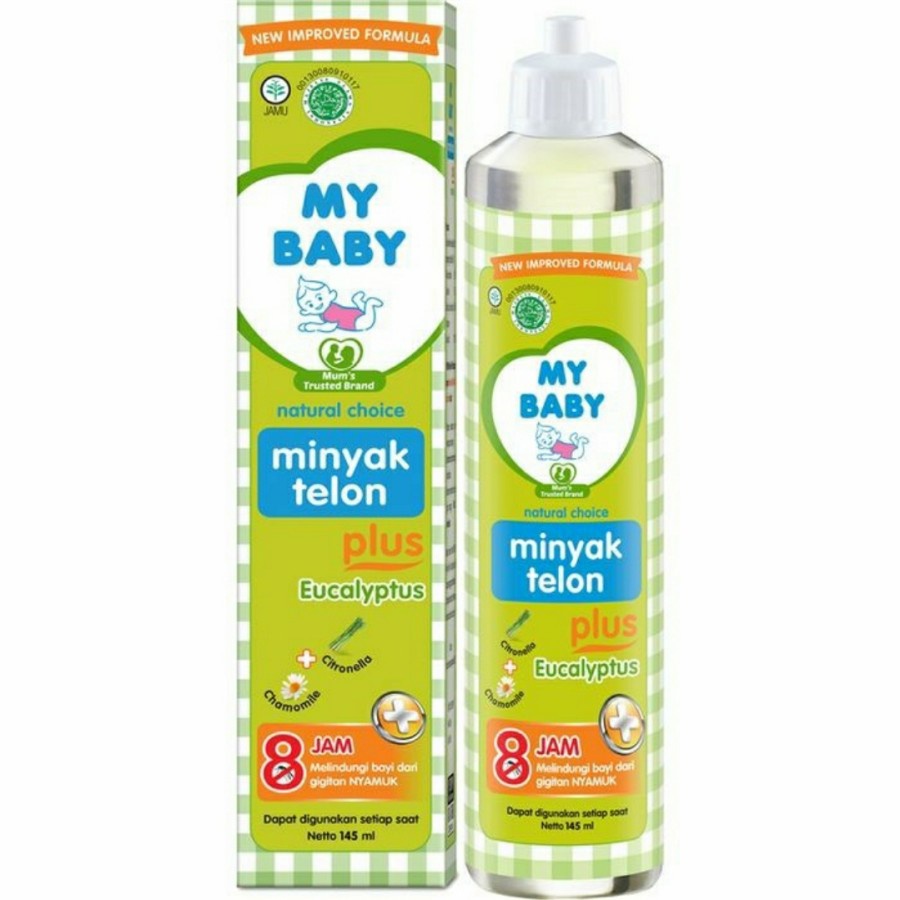 My baby Minyak Telon Plus Eucalyptus Lavender Longer Protection Minyak Pijay Bayi Anti Nyamuk