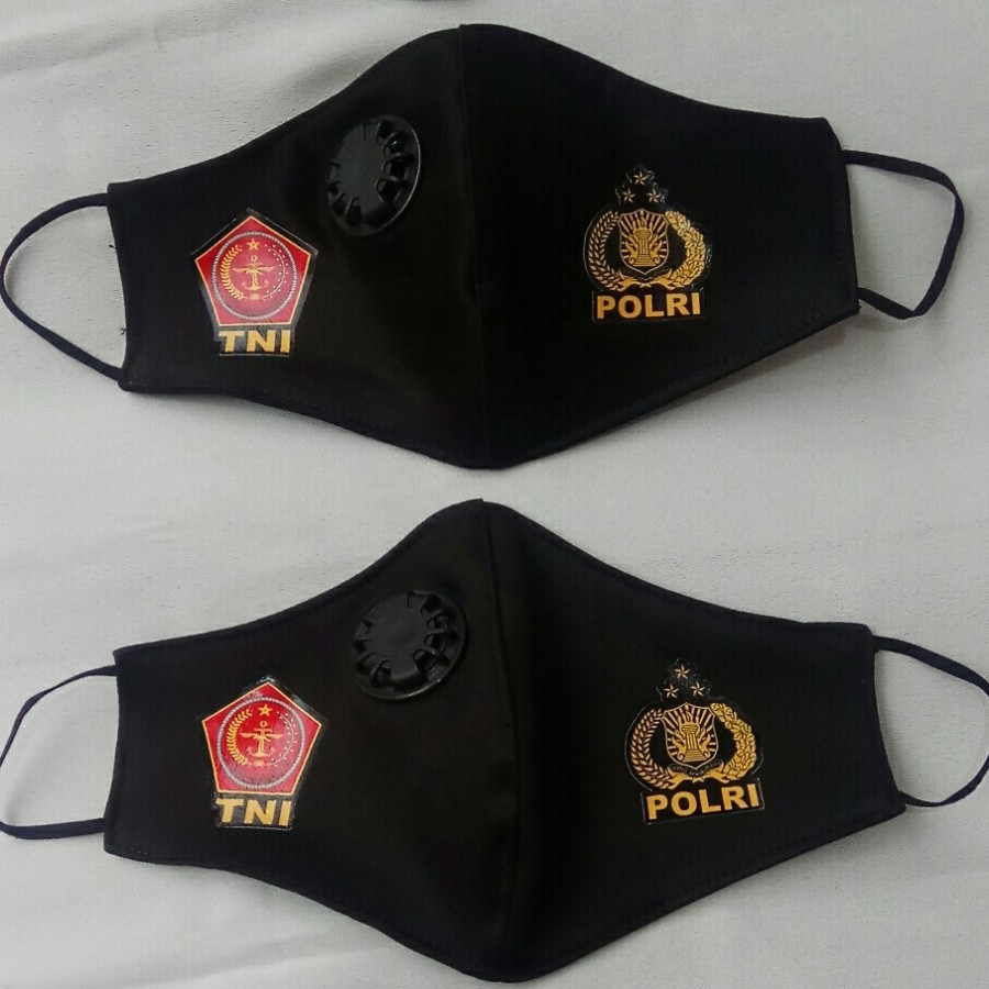 Masker Safety N95 Ventilator TNI -POLRI (SNI) Bahan Tebal