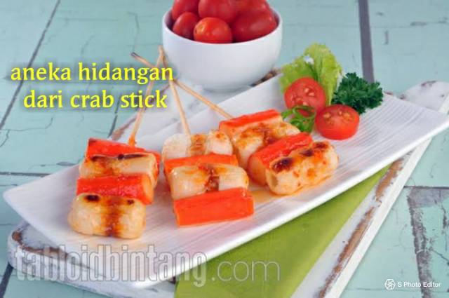 Crab Stick 1kg kani mentai halal kepiting olah frozen bahan sushi kimbap gimbap bento shabu shabu crabstik