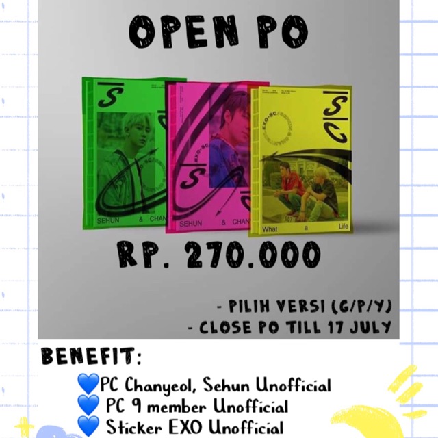 PELUNASAN PO EXO-SC Album