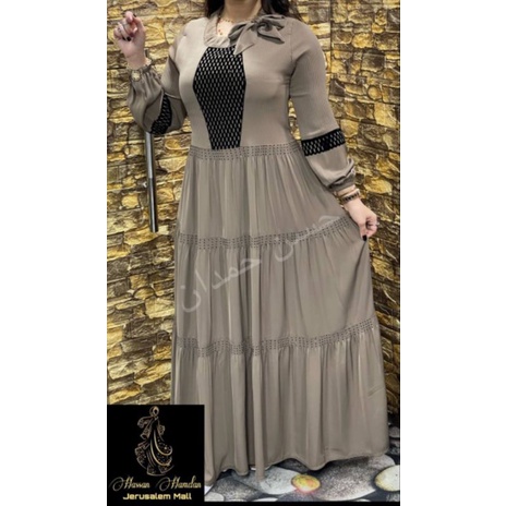 Abaya Colourfull original Arab Mesir Terbaru import