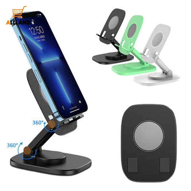 Bracket Stand Holder Handphone / Tablet Mini Portable Multifungsi Rotasi 360 ° Adjustable Bahan Plastik