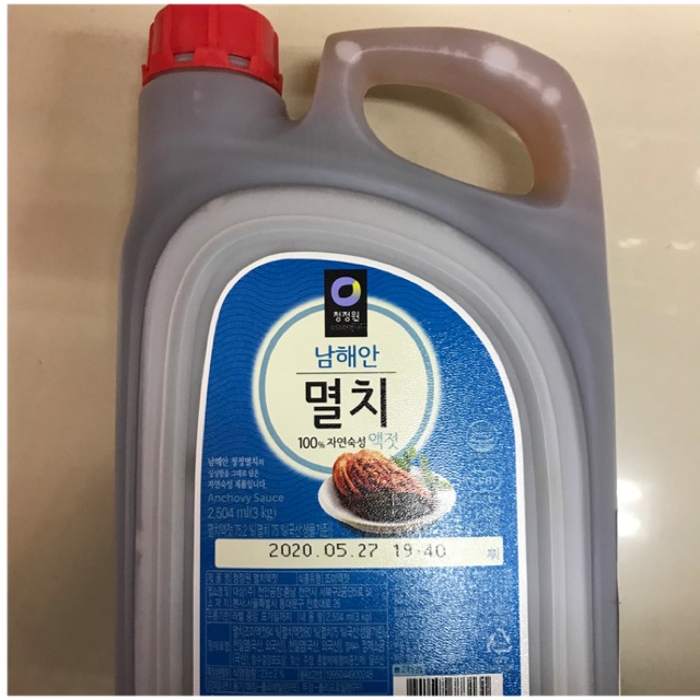 

Daesang Chung Jung One Anchovy Sauce - Kecap Ikan Teri Korea 3Kg