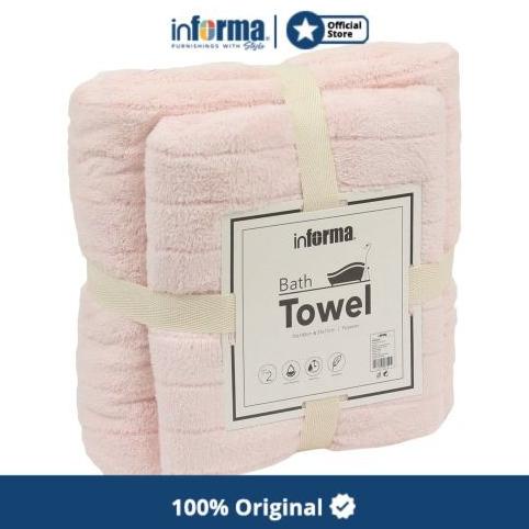INFORMA - HANDUK - BATH TOWEL SET SOLID 621 PINK