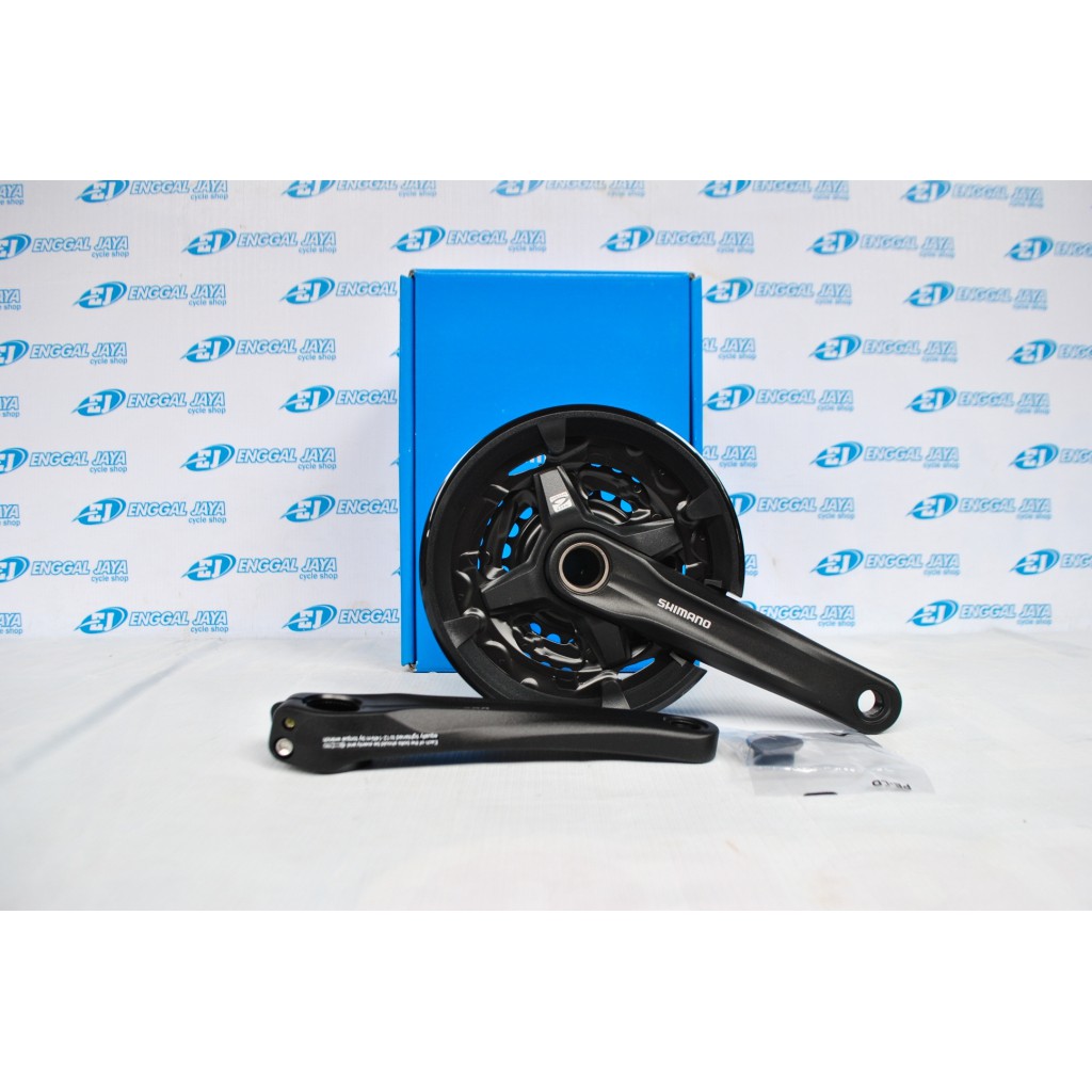 Crankset Crank Set Shimano Altus MT210 40T HT2 3Sp Original - Crank MTB Altus MT 210 40T Hollowtech2