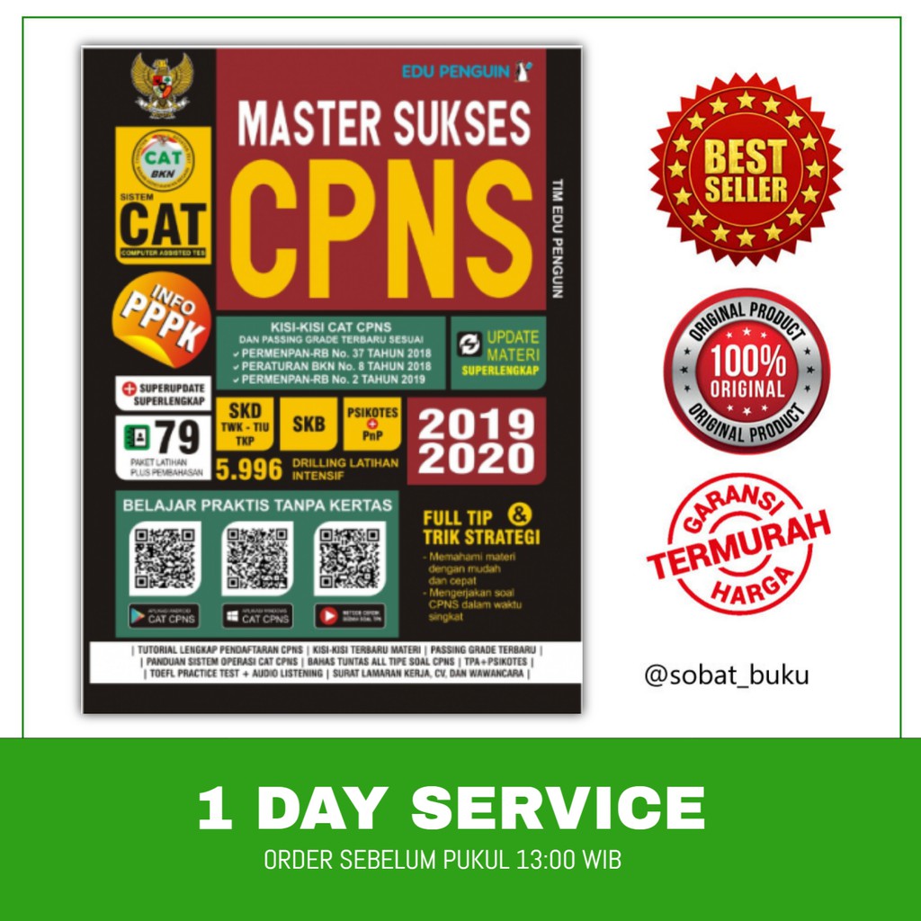 Buku Bestseller Best Score Tes CPNS 2019 2020 Shopee Indonesia