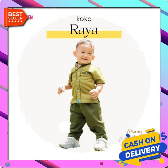 Baju Koko Anak Laki Laki 7 13 Tahun/Koko Kurta Anak Lengan/Baju Koko Remaja Sd Smp/Kemeja Koko Gus A