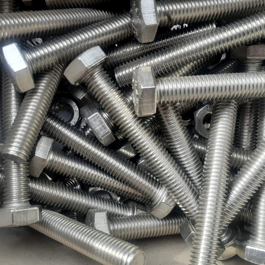 BAUT STAINLESS M10 X 50 / BAUT 17 KUNCI 1 / BAUT SS M10 X 50 SUS 304 / BAUT M10X50 STAINLESS STEEL /