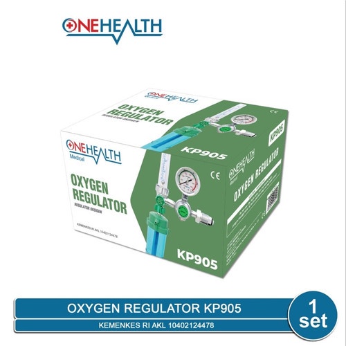 ONEHEALTH TABUNG OKSIGEN Medical Oxygen Cylinder 6.7L 1m³ Regulator Oksigen Onehealth KP905