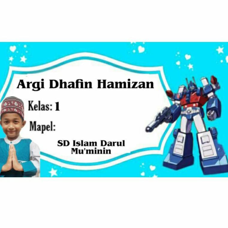 

Promo Lagi || AnG (ISI 50 PCS) STICKER BUKU SEKOLAH CUSTOM ||Koleksi@saat@ini