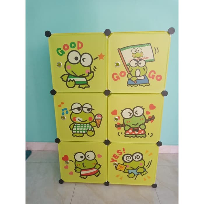 SHENAR LEMARI  PLASTIK  2X3 DORAEMON  HIGH QUALITY Shopee 