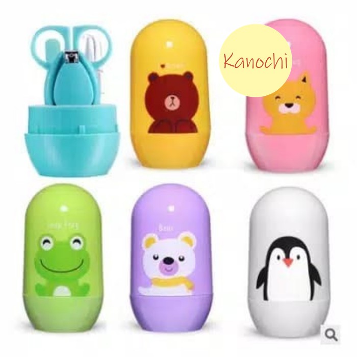 Gunting Kuku Bayi set 4 Manicure Set Bayi Gunting Kuku Bayi