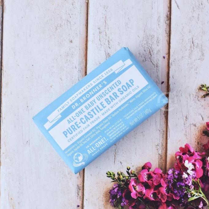

Harap Baca Deskripsi Sebelum Order Dr. Bronner'S Unscented Baby-Mild Castile Bar Soap