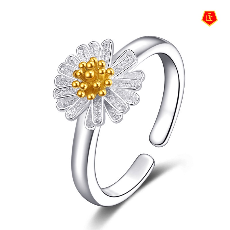 [Ready Stock]Sweet Cute Daisy Ring Korean Style All-Match