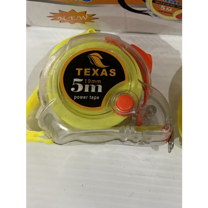 Measuring Tape / Meteran Transparan Texas 5m Meter