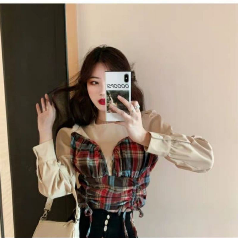 MDLV ~ 8486 MAYUKO ADJUSTABLE DRAWSTRING TEE