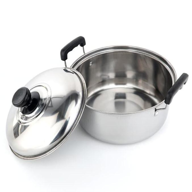 High Pots Panci Set HIGH GRADE STAINLESS STEEL 5 in 1 UGO