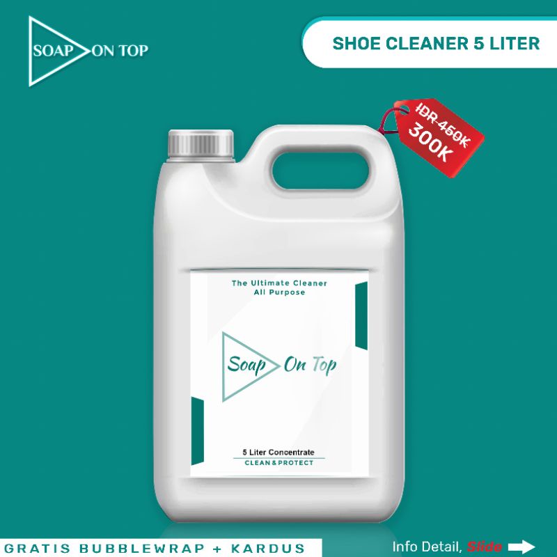 Pembersih sepatu 5 liter Shoe Cleaner Anti Yellowing Canvas