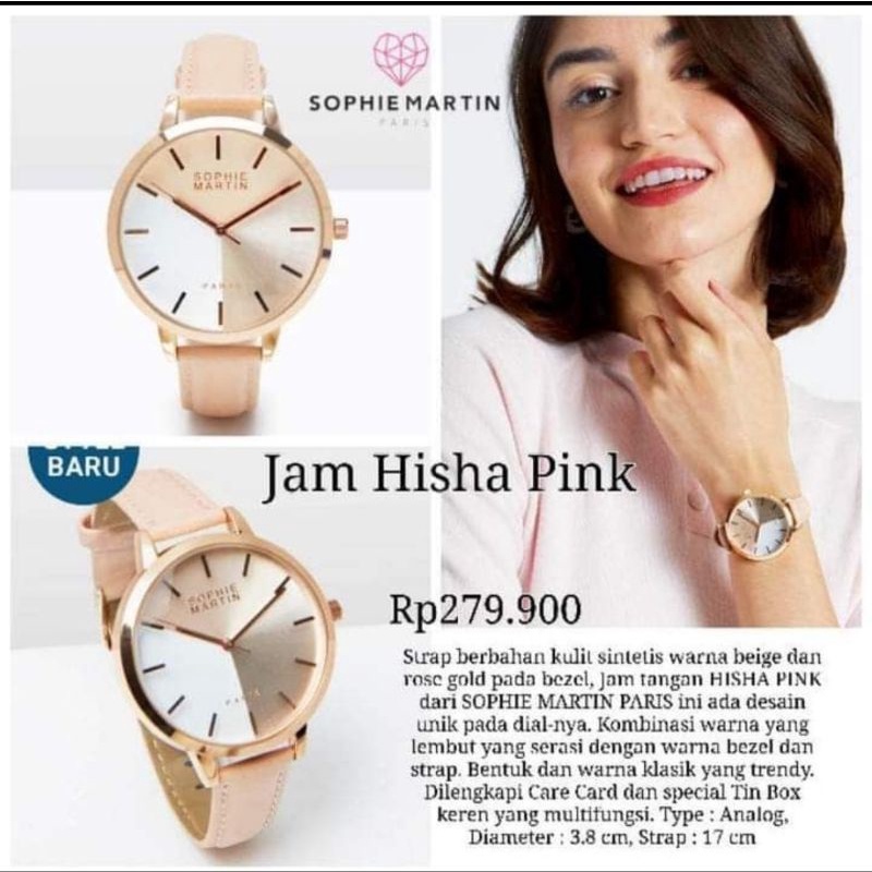 PROMO SOPHIE MARTIN Jam Tangan Wanita Hisha Sophie Martin Paris