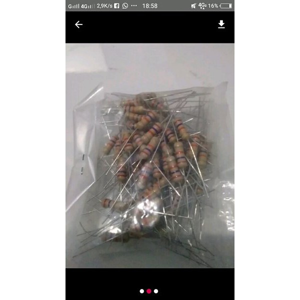 Resistor 27K 0.5 Watt