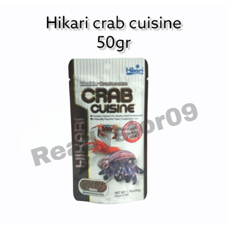 Hikari crab cuisine 50gr pakan udang lobster kepiting hias sinking