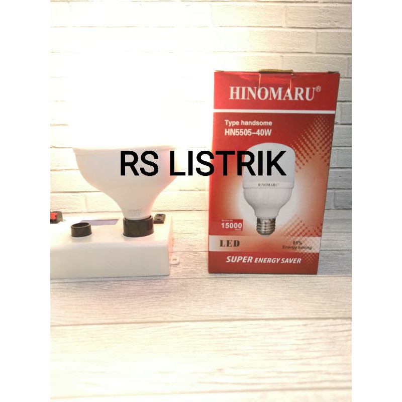 Hinomaru lampu led 40 watt type Diamond HN1105-40W CAHAYA KUNING tabung kapsul capsule T bulb 3000K